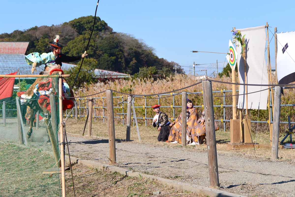 【編集部日誌】12月２日鎌倉教場で流鏑馬神事が開催されました