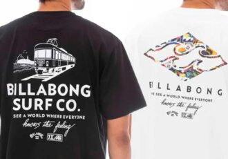 「江ノ電×BILLABONG地域共創プロジェクト」BILLABONGコラボTシャツ