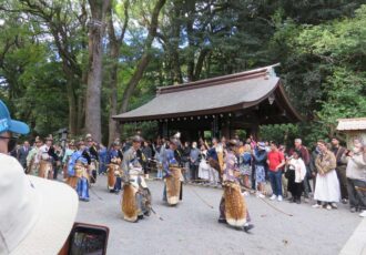 【編集部日誌】文化の日に明治神宮・秋の例大祭で大日本弓馬会が流鏑馬神事を挙行