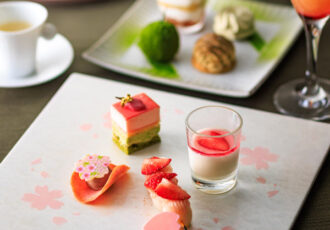 京都・福寿園とコラボ 「お花見アフタヌーンティー」開催（～4/22）