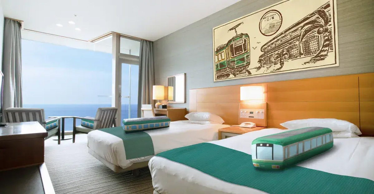 編集部が行く!鎌倉プリンスホテル×江ノ電 コラボレーション1日1組限定「江ノ電ルーム」